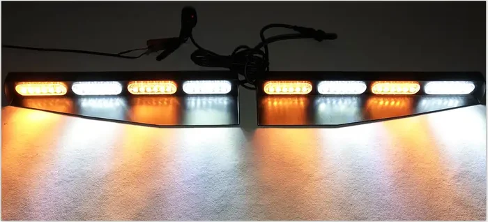 Strobing LED Beacon Visor w/Cigarette Plug Universal