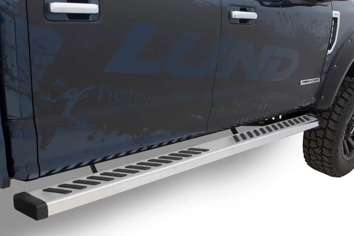 Summit Ridge 2.0 Stainless Steel Running Boards 04-24 Nissan Titan, 16-24 Titan XD Crew Cab