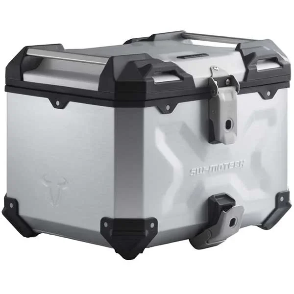 SW Motech Trax Adv Aluminium Top Box – Silver