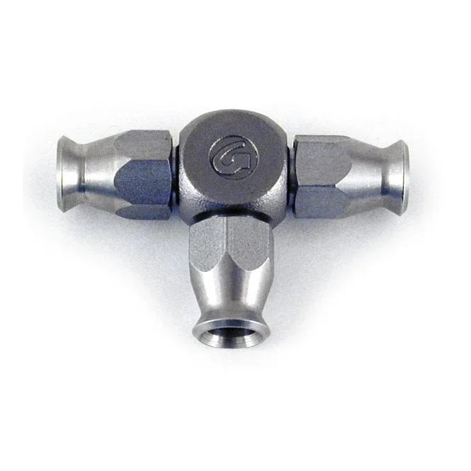 T-FITTING, 3 HOSE ENDS, SS
