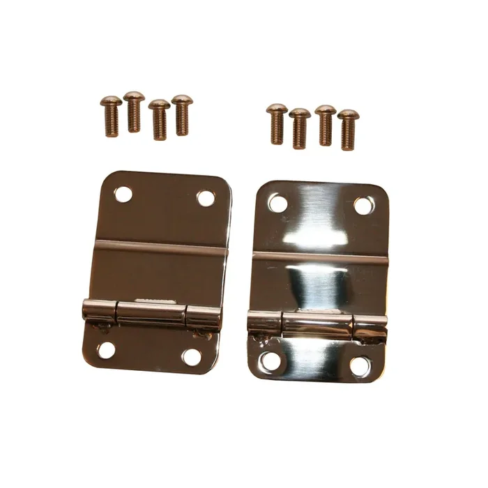Tailgate Hinge Kit, Stainless Steel 76-86 Jeep CJ5/CJ7/CJ8 Scrambler