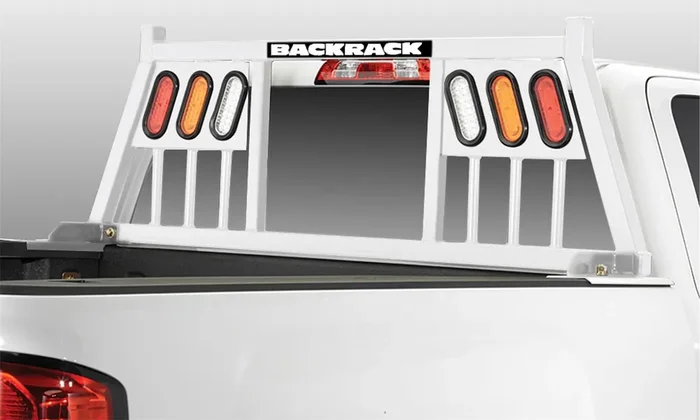 Three Light Headache Rack Frame 99-24 Ford F-250 F-350 F-450 F-550 Super Duty
