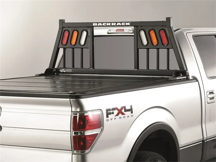 Three Light Headache Rack Frame 99-24 Ford F-250 F-350 F-450 F-550 Super Duty