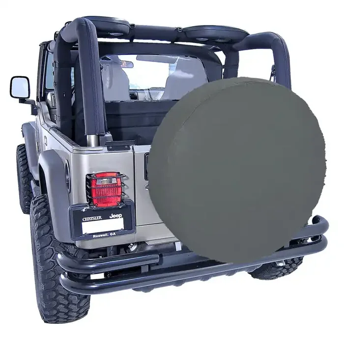 Tire Cover, 33 inch Spare Tires. Black Diamond