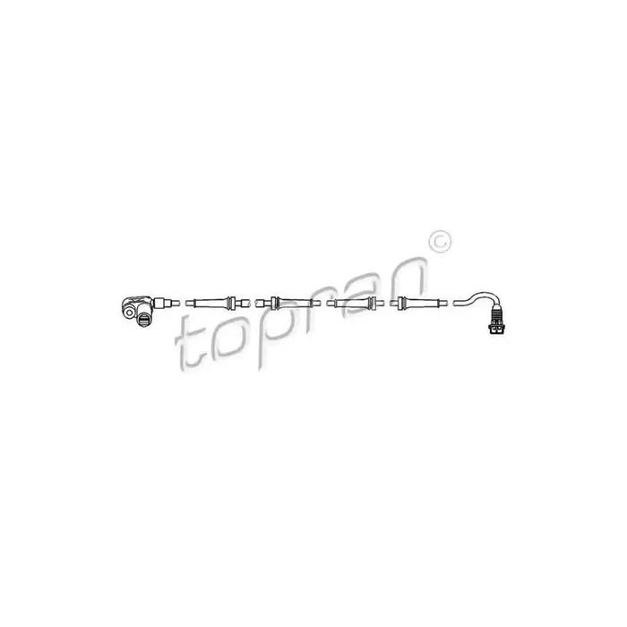 TOPRAN 721 612 ABS Sensor for CITRO?N XANTIA