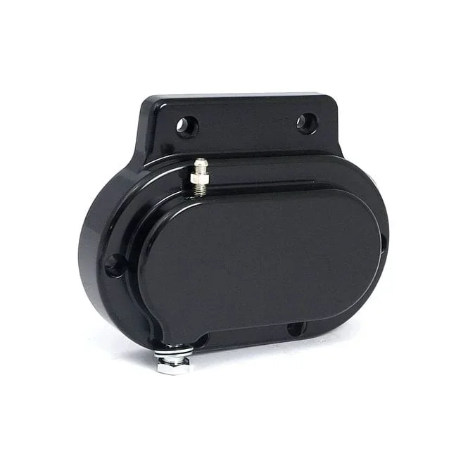 Transmission End Cover Smooth, Hydraulic. Black