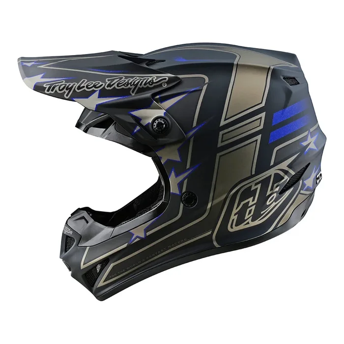 TROY LEE DESIGNS SE4 POLYACRYLITE HELMET W/MIPS FLAGSTAFF BLACK