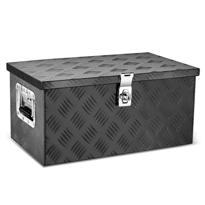 Truck Bed Storage Tool Box w/ Lock (Black) 20‘‘ W x 9.8‘‘D x 12″H