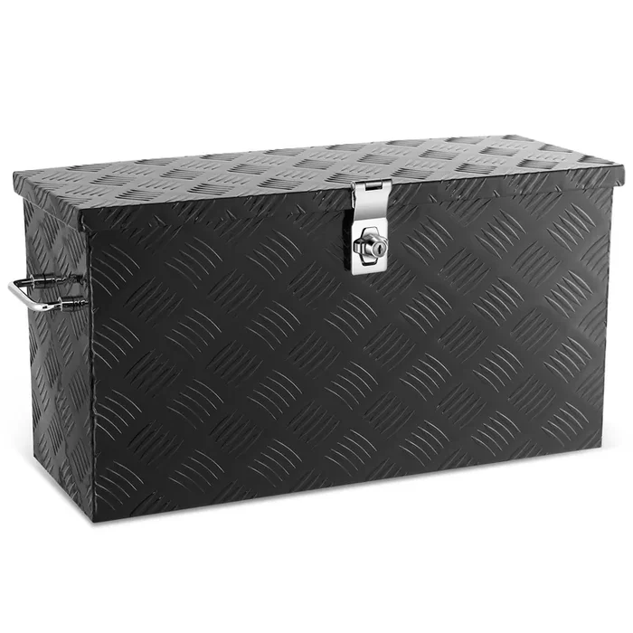 Truck Bed Storage Tool Box w/ Lock (Black) 27.2‘‘ W x 9.4‘‘D x 12.6″H
