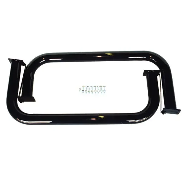 Tube Side Step Kit, Black, Round 76-86 Jeep CJ7