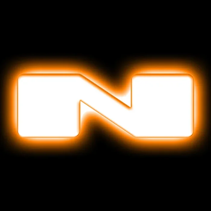 Universal Illuminated LED Letter Badges Matte White Surface Finish N