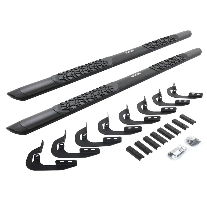 V3405880T 5 in. V-Series V3 Wide Side Steps Kit 14-19 Chevy Silverado GMC Sierra 1500 2500 3500