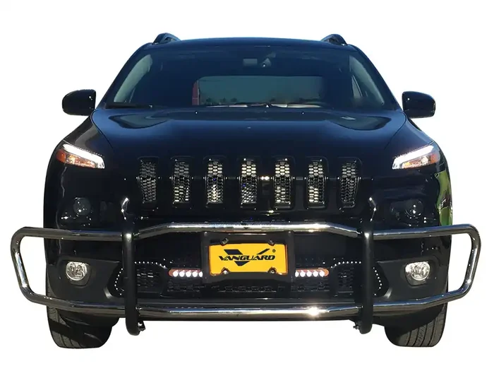 VGFRG-1056-2066SS Steel Front Bumper Guard 14-24 Jeep Cherokee