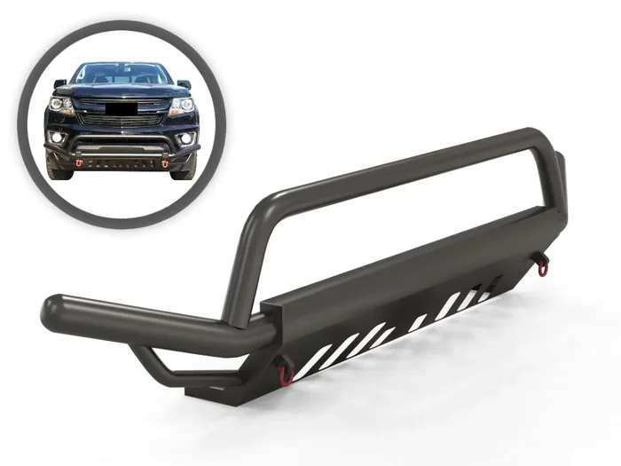 VGFRG-1786-2008BK-RLED Bumper Guard+LED Kit 15-22 Chevrolet Colorado