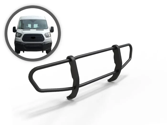 VGFRG-1797-1334BK Steel Front Bumper Guard 15-23 Ford Transit 150 250 350 350 HD