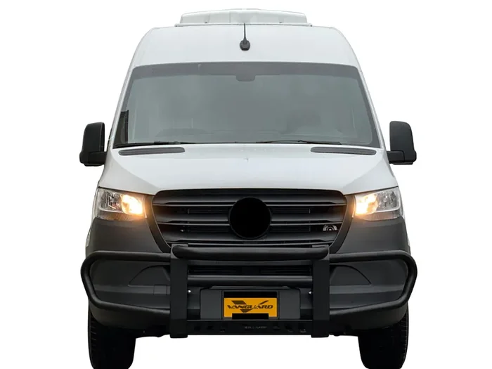 VGFRG-1912BK-4LED Steel Front Bumper Guard 07-09 Dodge, 07-10 Freightliner Sprinter