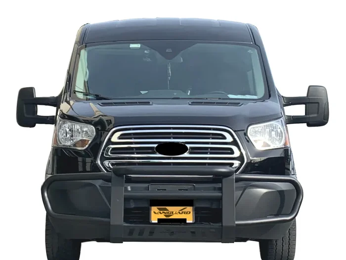 VGFRG-1929-2009BK-20LED Front Bumper Guard 15-24 Ford Transit 150 250 350 350 HD