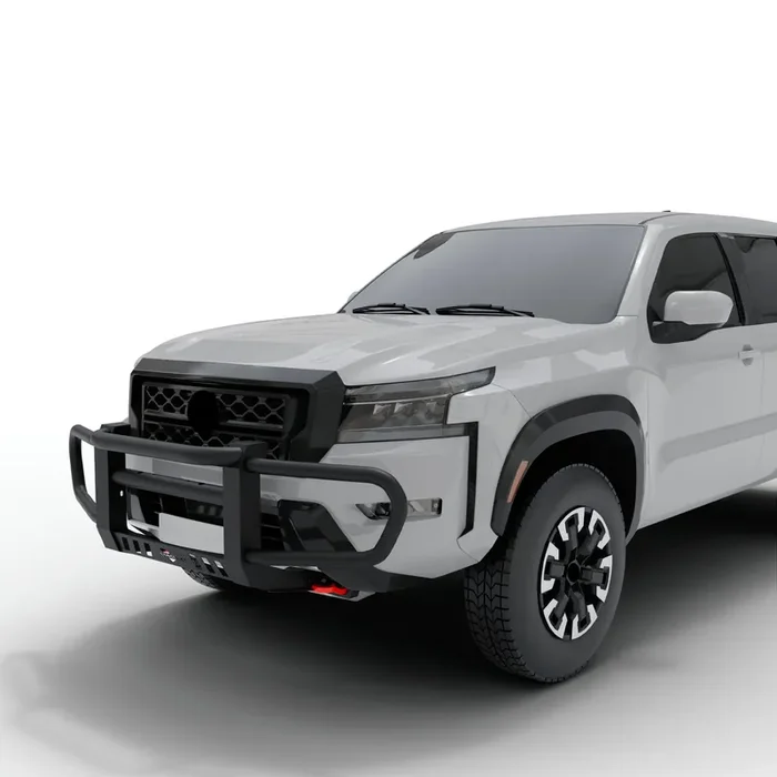 VGFRG-1929-2399BK Steel Front Bumper Guard 05-24 Nissan Frontier