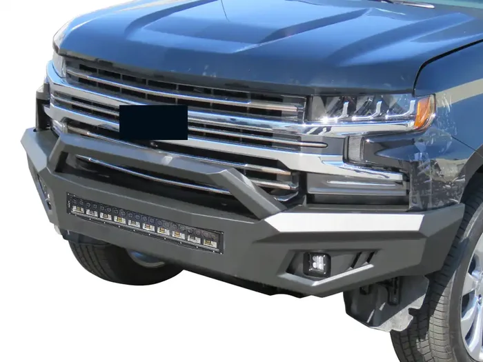 VGHDB-2208-2209BK Steel Front Bumper Guard 19-24 Chevrolet Silverado 1500