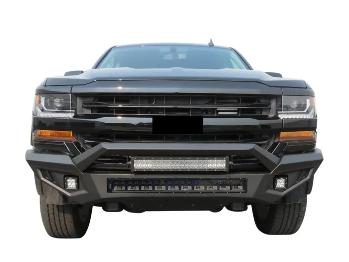 VGHDB-2210-2211BK Steel Front Bumper w/ Hoop 16-18 Chevrolet Silverado 1500