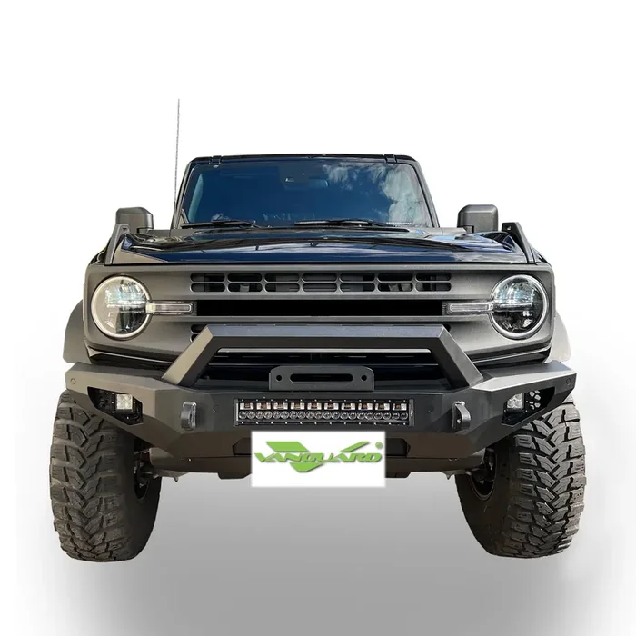 VGHDB-2374BK-LED Steel Front Bumper Guard 21-24 Ford Bronco