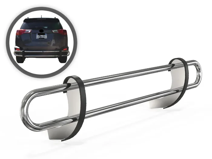 VGRBG-0369-1115SS Steel Rear Bumper Guard 06-15,17-18 Toyota RAV4