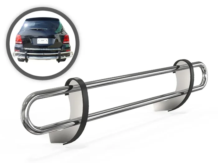 VGRBG-0372-1164SS Steel Rear Bumper Guard 14-15 Mercedes-Benz GLK350