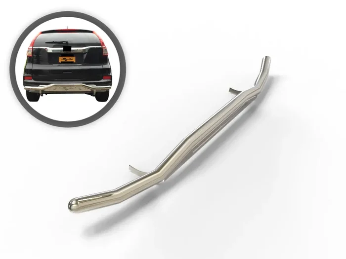 VGRBG-0713-1191SS Steel Rear Bumper Guard 16-22 Honda Pilot, 19-24 Passport