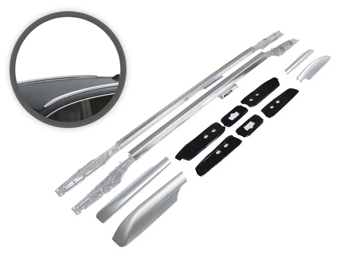 VGRCB-1969AL Chrome OE Style Roof Rails 16-19 Honda Pilot, 19-24 Passport