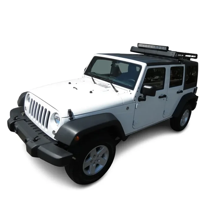 VGRR-2344BK Structural Steel Roof Rack 07-18 Jeep Wrangler JK