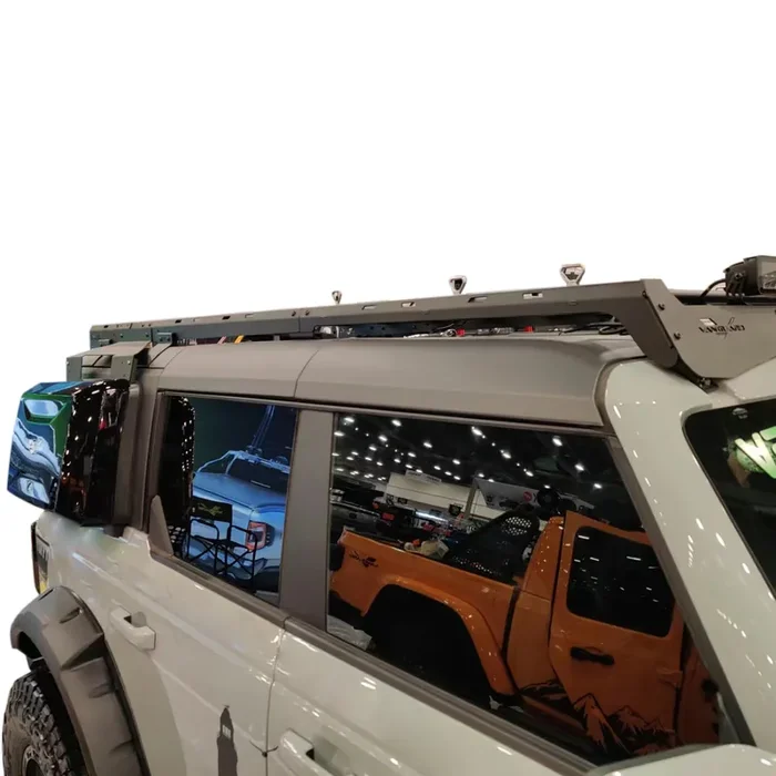 VGRR-2440-2442BK Steel Craftsmen Roof Rack 21-24 Ford Bronco Hard Top