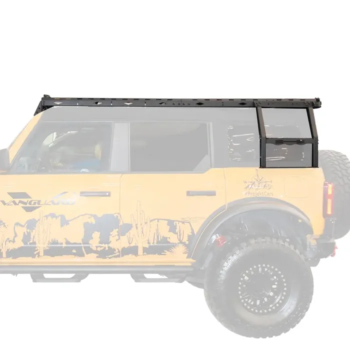 VGRR-2509BK Steel Craftsmen Roof Rack 21-24 Ford Bronco Soft Top