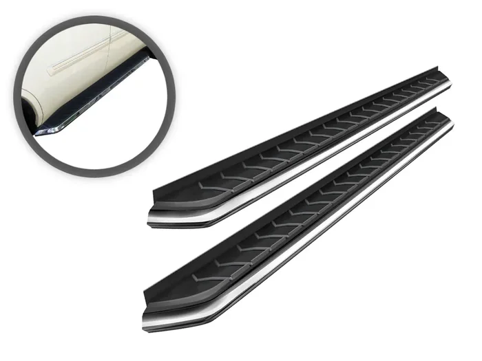 VGSSB-1218-1275AL 5 in. Wide Running Boards 13-16 Mercedes-Benz GL450 GL550 GLS450 GLS550