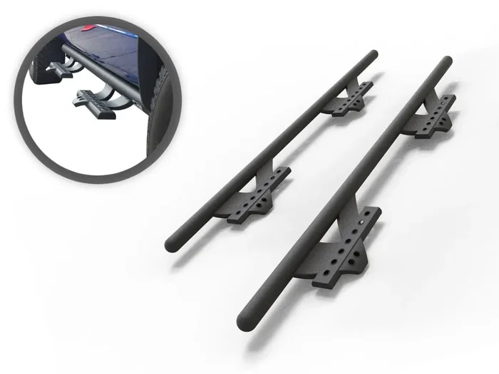 VGSSB-1321BK 3 in. Wide V Signature Side Steps 09-14 Ford F-150