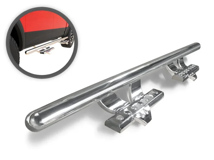 VGSSB-1324SS 3 in. Wide V Signature Side Steps 09-24 Dodge Ram 1500 2500 3500