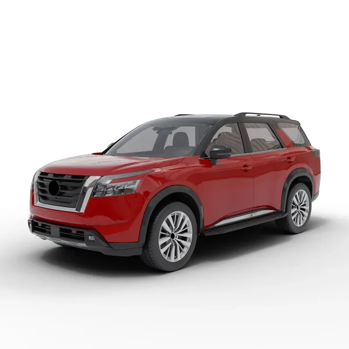 VGSSB-2182-2385AL 5 in. Wide Running Boards 22-24 Infiniti QX60, Nissan Pathfinder