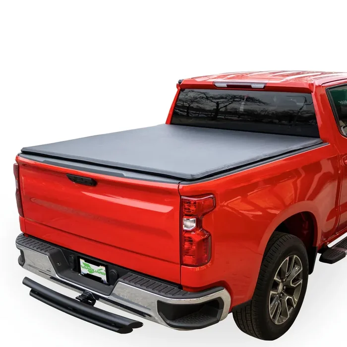 VGST-029 5.7 ft. Soft Tri-Fold Tonneau Cover 19-24 Chevy Silverado GMC Sierra 1500