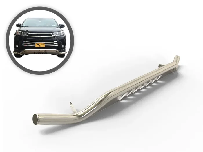 VGUBG-1771-2257SS Steel Front Bumper Guard 20-24 Toyota Highlander