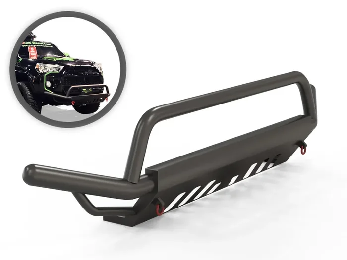 VGUBG-1784-1178BK Steel Front Bumper Guard 03-23 Lexus GX460 GX470, 03-24 Toyota 4Runner