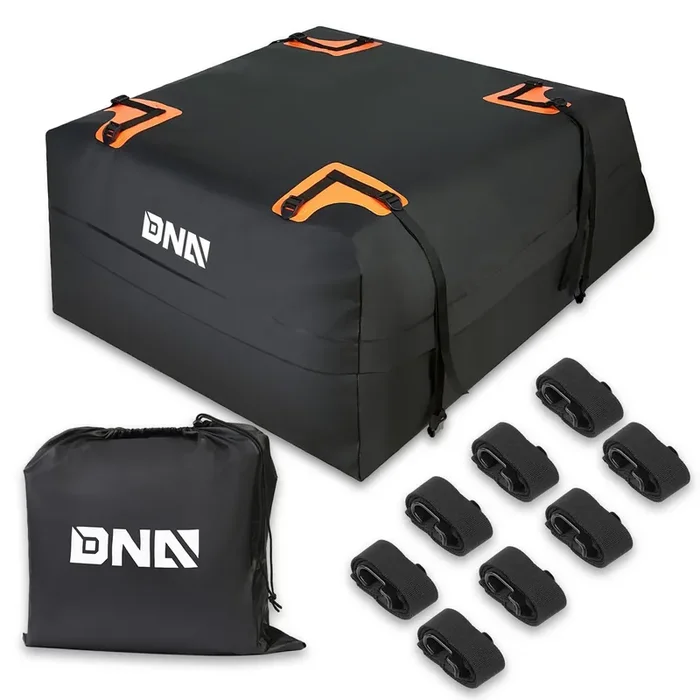 Waterproof Roof Bag w/ 8 Straps & Carrying Pouch 47.2 in. L x 36.4 in. W x 17.7 in . H