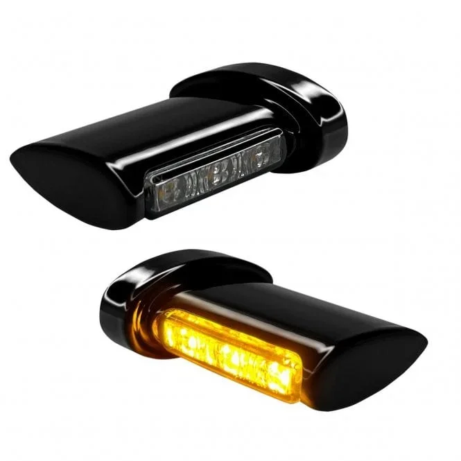 Winglets Led Turn Signals Dyna, Softail, Classic, Revolution, Sportster, Touring, V-Rod, Street, Trike, Livewire