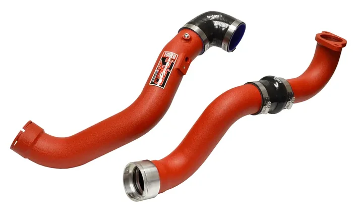 Wrinke Red SES Intercooler Pipes 13-19 Cadillac ATS, 16-23 Chevy Camaro L4-2.0L Turbo