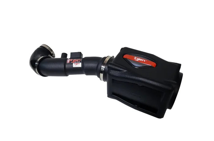 Wrinkle Black PF Cold Air Intake System with Rotomolded Air Filter Housing 04-15 Nissan Armada, Infiniti QX56, Titan V8-5.6L