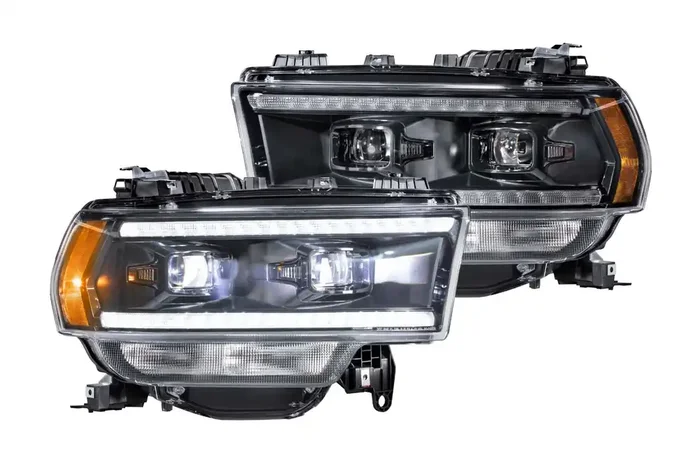 XB Hybrid LED Headlights (Pair/ASM) 19-24 Dodge Ram HD