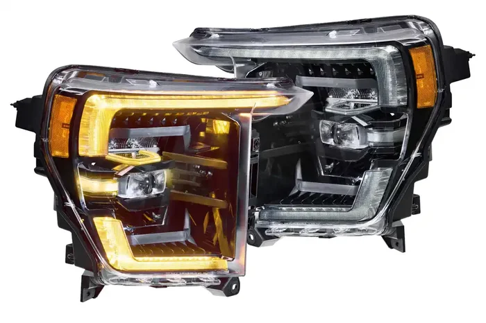 XB LED Headlights (Amber DRL) 21-23 Ford F150
