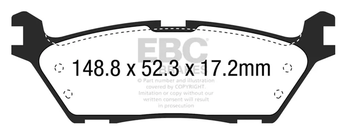 YellowStuff Sport Rear Brake Pad