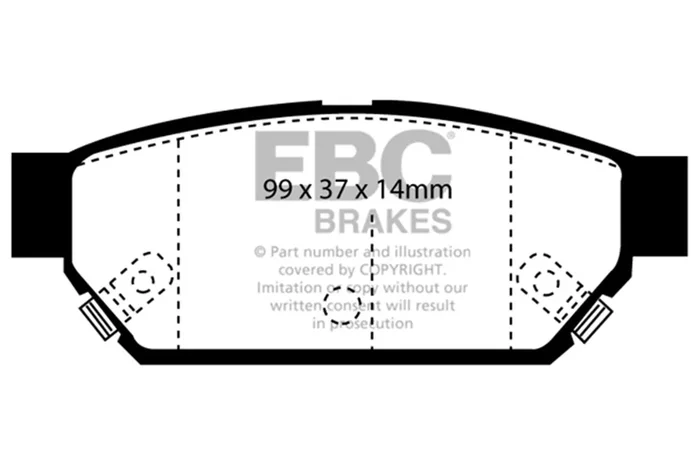 YellowStuff Sport Rear Brake Pad