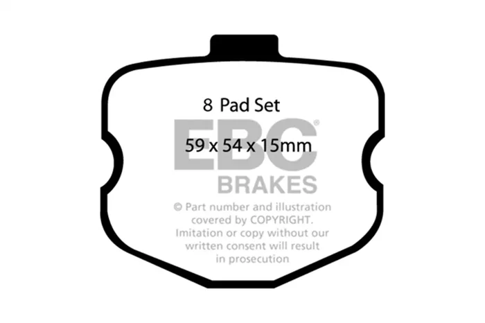 YellowStuff Sport Rear Brake Pad