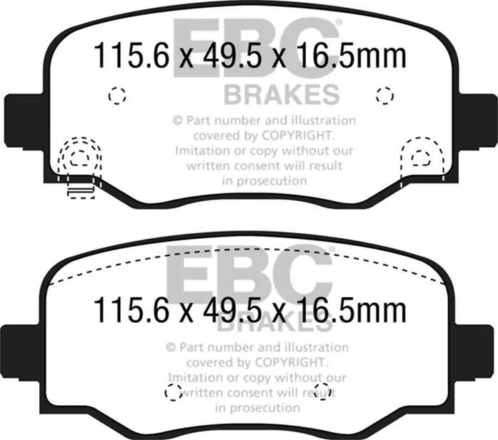 YellowStuff Sport Rear Brake Pad