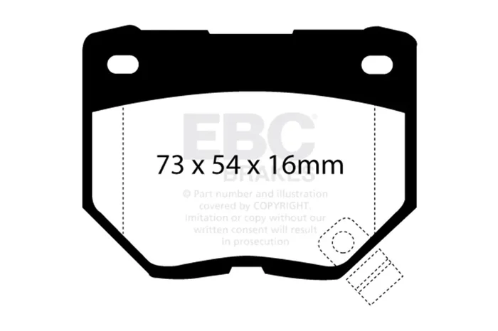 YellowStuff Sport Rear Brake Pad